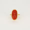 Bague 54 Bague Camée Corail 58 Facettes