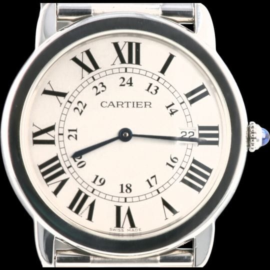 Montre Cartier Montre Ronde De Cartier 58 Facettes MT40115