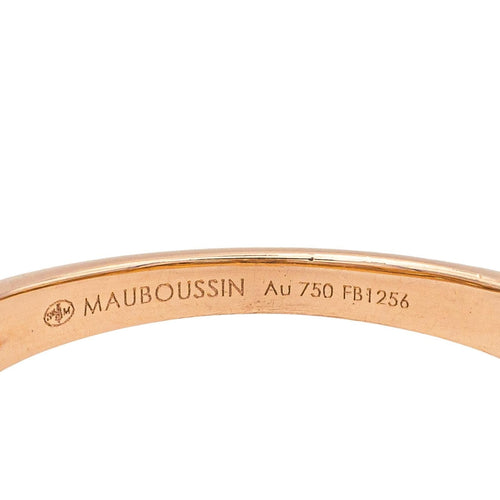 Bague 54 Mauboussin Bague Chance of love Or rose Diamant 58 Facettes 4098657RV