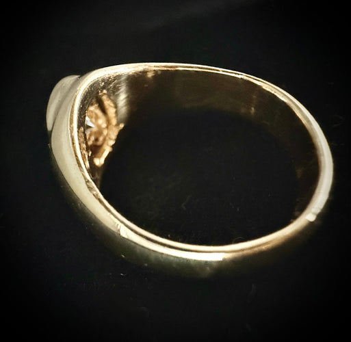 Bague 53.5 Bague Jonc en or jaune sertie d'un diamant de 0,85 carat (VS-E/F) 58 Facettes