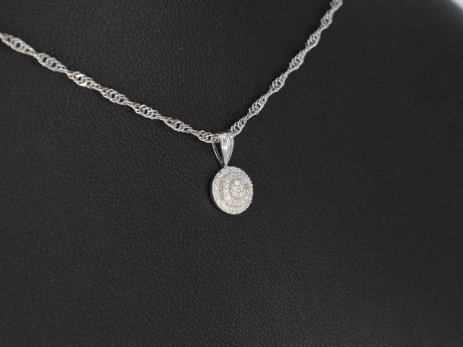 Pendentif Pendentif en or blanc avec diamants 58 Facettes 2026