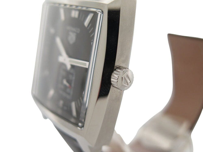 Montre montre TAG HEUER monaco waw131a.fc6177 acier 37mm quartz 2019 + etui 58 Facettes 268033