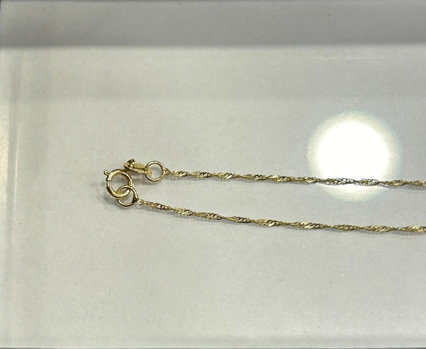 Collier Chaine + Pendentif or jaune 58 Facettes LP447