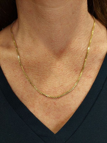 Collier CHAINE MAILLE VÉNITIENNE 58 Facettes 087681