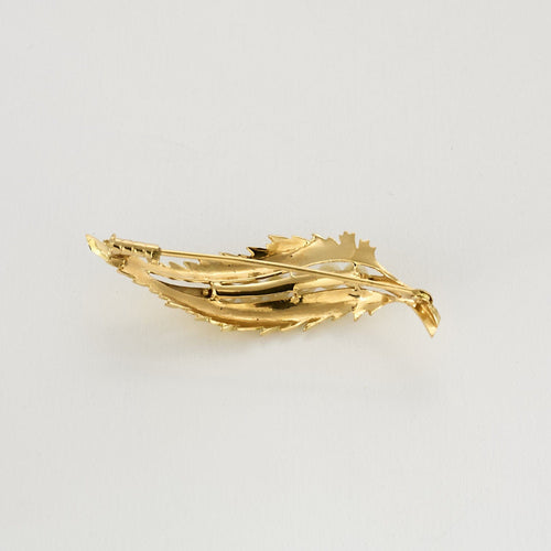 Broche Broche en Or jaune 18k 58 Facettes COL31413