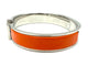 Bracelet HERMES. Collection "Clic H", bracelet argenté 58 Facettes