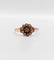 Bague 51.5 Bague marguerite or rose, diamant et perles (circa 1900) 58 Facettes A06283