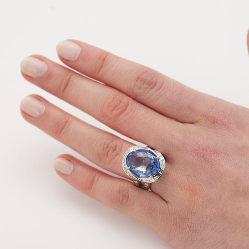 Bague 52 Bague saphir diamants 58 Facettes