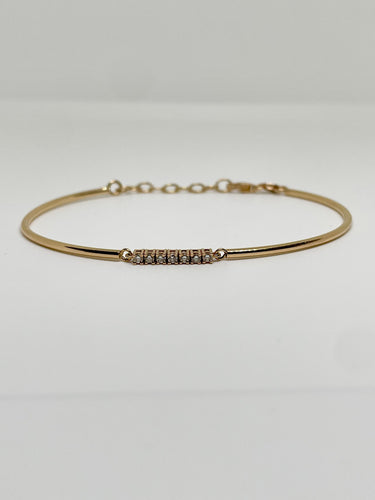 Bracelet MAUBOUSSIN - trois grains d’amour bracelet or rose et diamants 58 Facettes