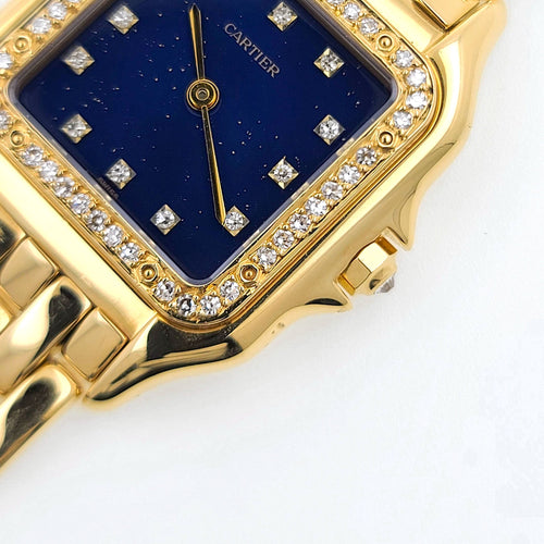 Montre CARTIER - Panthère watch Lapis Lazuli Dial, diamonds 58 Facettes
