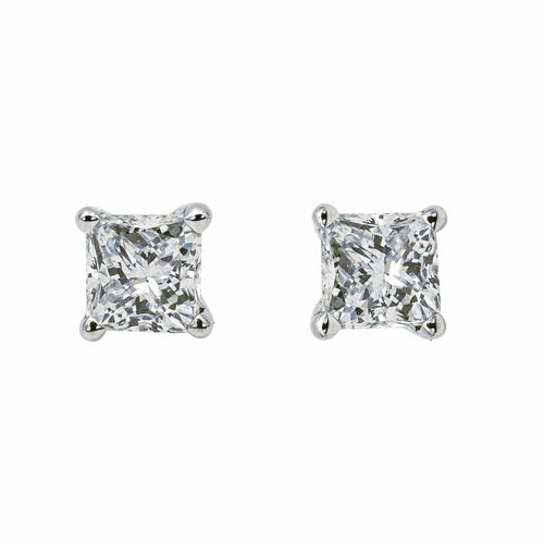 Boucles d'oreilles Boucles d'oreilles Puces Or blanc Diamant 58 Facettes 4183092CN