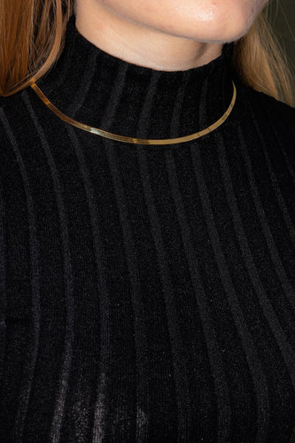 Collier Collier  Maille miroir  Or jaune 58 Facettes 4584700CN