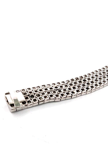 Bracelet Bracelet en platine avec diamants 58 Facettes