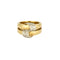 Bague 55 Bague en or jaune, or blanc et diamants 58 Facettes REU0861