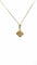 Collier Chaîne et pendentif en or jaune et diamants princesses 58 Facettes