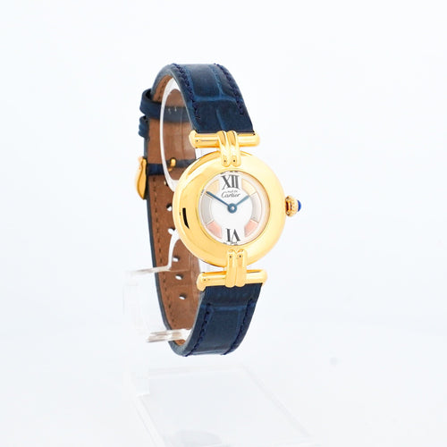 Cartier Must Colisée - Ivory trinity dial 58 Facettes