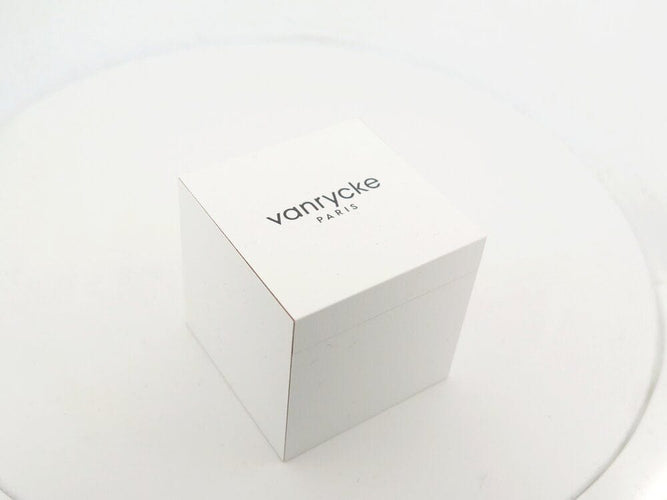 Boucles d'oreilles puce boucle d'oreille VANRYCKE valentine diamant 0.11 ct or blanc 18k 58 Facettes 266429