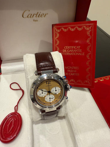 Montre Cartier - Montre Homme Modèle Pasha 58 Facettes 1.0000390/1