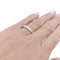 Bague 51 Alliance platine et diamants. 58 Facettes 33379