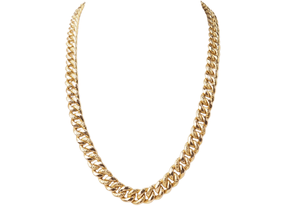 Collier Collier maille américaine en or jaune 58 Facettes 33476