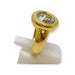 Bague 52 Bague or jaune aigue marine 58 Facettes 330069051