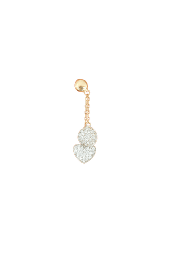 Boucles d'oreilles BOUCLES D’OREILLES COEUR & OR JAUNE 58 Facettes BO2013