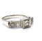 Bague 55 Bague en or blanc avec diamants 58 Facettes