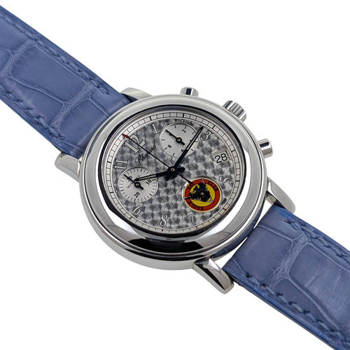 Montre CHOPARD - Eagle Ski Club Gstaad Chronograph watch 8900 Stainless Steel Round Mille Miglia Limited edition of 250 for the Eagle Ski Club Gstaad 58 Facettes