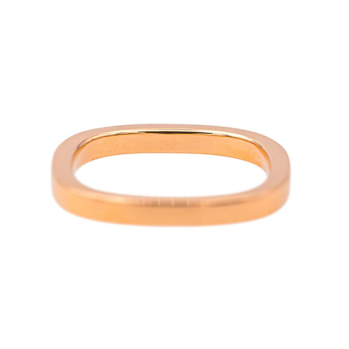 Bague 46 Dinh Van Bague Alliance Carrée Or rose 58 Facettes 4061236CN