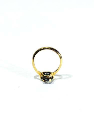 Bague 47 Bague En Or Et Hématite 58 Facettes