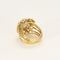Bague 51 Bague en Or jaune & blanc 18k Diamant 58 Facettes SEN2429X2