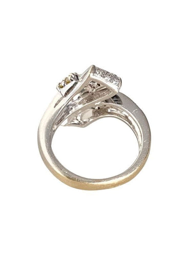 Bague 51 Bague nœud, en or 18k et diamants 58 Facettes