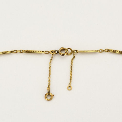 Collier 54 Collier de passementerie en or jaune et opales 58 Facettes PER1681