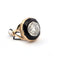 Bague 61 Bague victorienne ancienne en or jaune avec un gros diamant de 3,52 carats et un onyx taillé à la main 58 Facettes