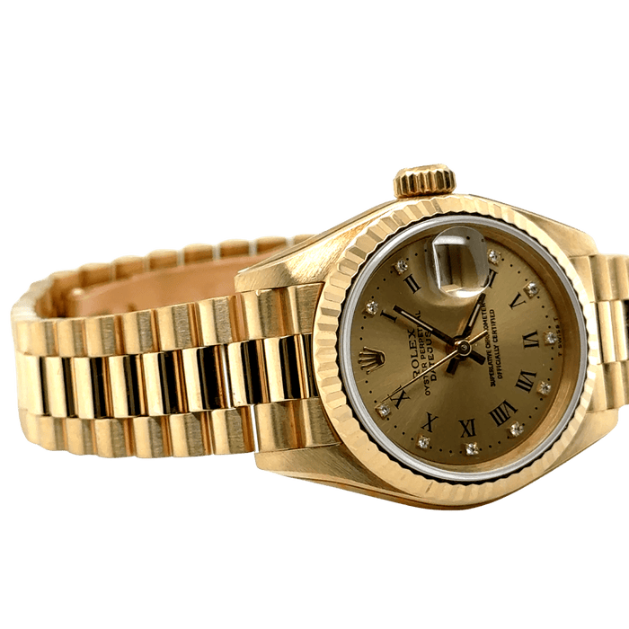 Rolex - Reloj de mujer con fecha justa - Oro amarillo