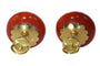 Boucles d'oreilles Boucles d'oreilles anciennes en or et corail rouge (vers 1900) 58 Facettes 18128-0051