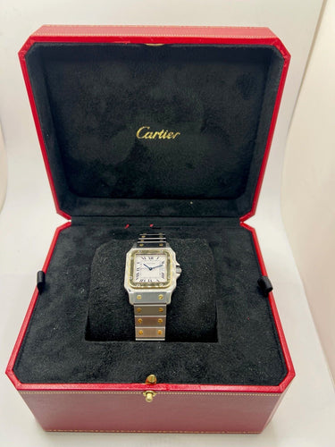 Montre Cartier Santos Carree Automatic 2961 58 Facettes