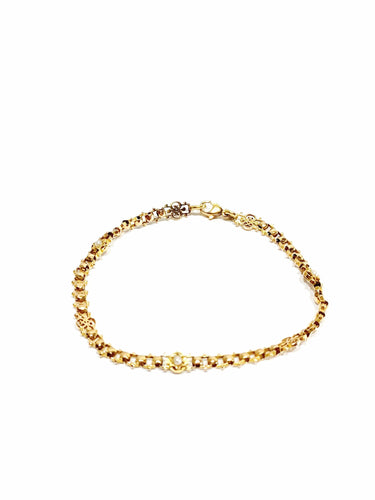 Bracelet Bracelet en or rose et perles 58 Facettes