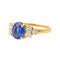 Bague 49 Bague Or jaune Saphir, Diamant 58 Facettes 4268672RV