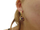Boucles d'oreilles boucles d'oreilles POMELLATO harem rhodolite or rose 18k s 58 Facettes 268836