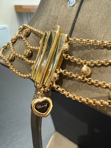 Collier Chopard - Collier drapier « collection les chaînes » - Or jaune et diamants 58 Facettes 1.0000813/1