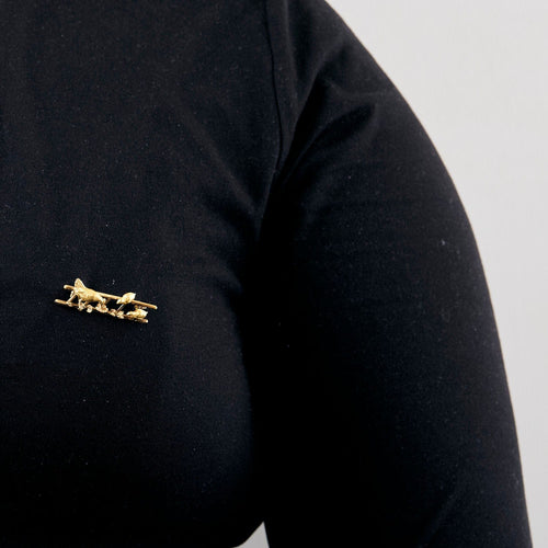 Broche Broche barrette or jaune 58 Facettes FOU0978