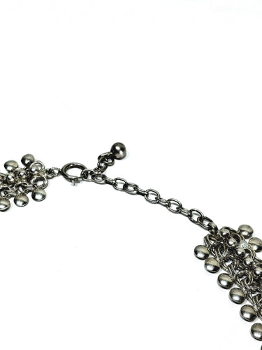 Collier Collier à motif de boules en argent 58 Facettes