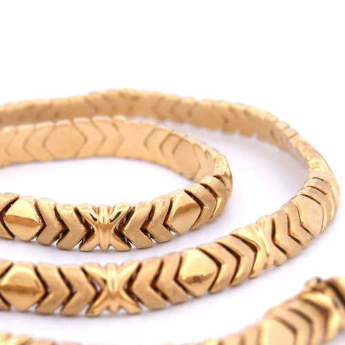 Vintage ketting van geelgoud 