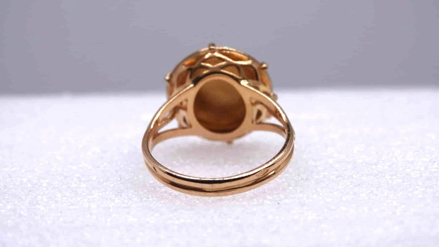 Bague Bague or Bélier 58 Facettes 12408