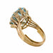 Bague 54 Bague or jaune aigue-marine 18ct 58 Facettes