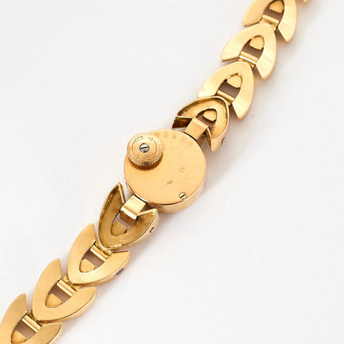 Montre Montre Jaeger Lecoultre Modèle Backwind en Or rose 18K cadran saumon 58 Facettes