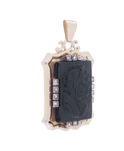 Pendentif Pendentif Antiqua Or rose 18K Diamant 58 Facettes BO210322/ANTIQUA