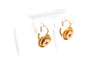 Boucles d'oreilles Boucles d'oreilles Napoléon III en or jaune serties de rubis 58 Facettes B543