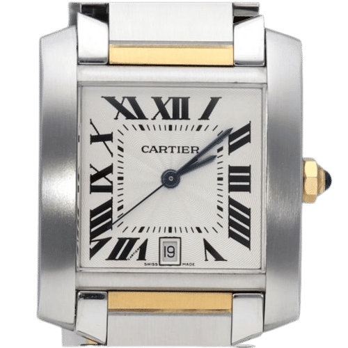 Montre Cartier Montre Tank Française Gm 58 Facettes MT39055